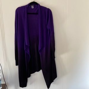 Bianca Nygard Flowy ombré cardigan sweater